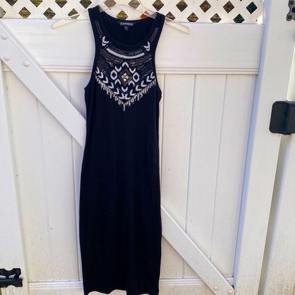Express Dresses & Skirts - Express black stretchy dress size: S